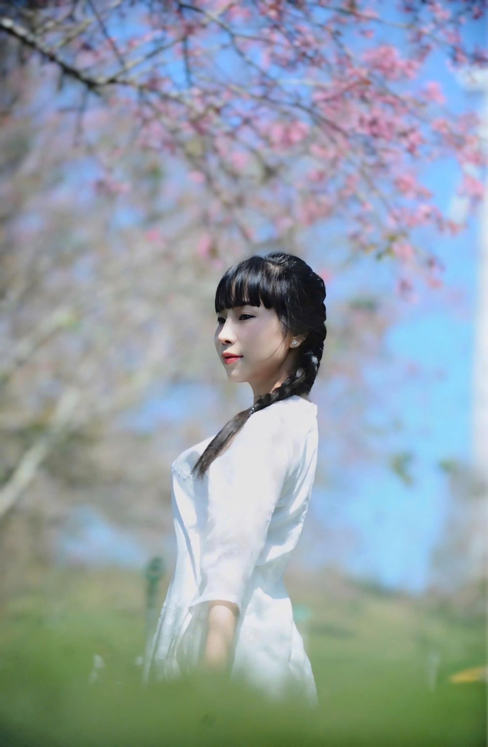 Du khách đổ về vùng ven Đà Lạt ngắm mai anh đào nở - ảnh 5