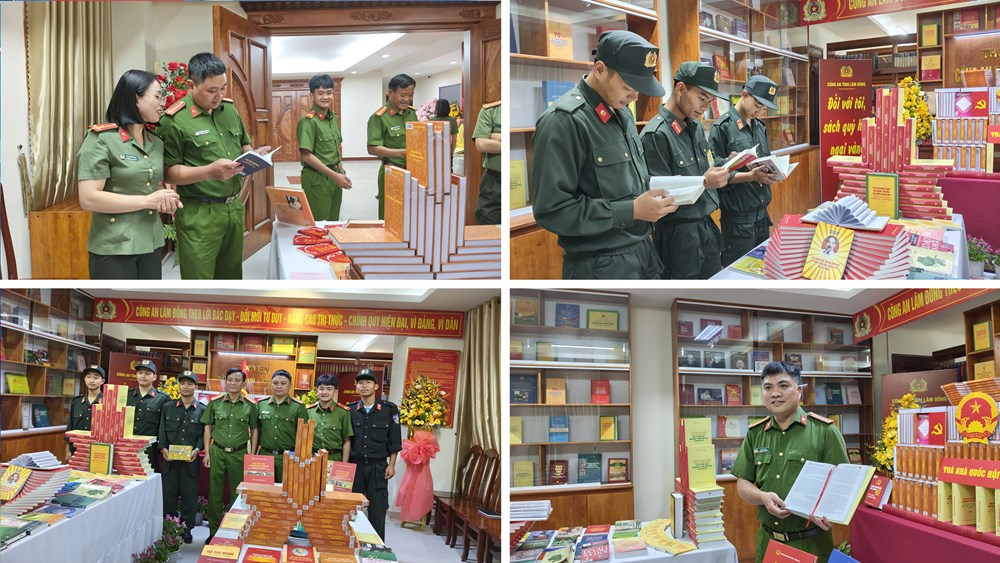  Lâm Đồng: Công an tỉnh tổ chức triển lãm, giới thiệu sách nhân Ngày Sách và Văn hóa đọc Việt Nam - ảnh 5