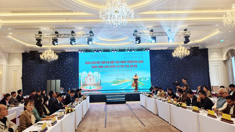 Kết nối, hợp tác phát triển du lịch giữa tỉnh Lâm Đồng và đối tác Ấn Độ - ảnh 1
