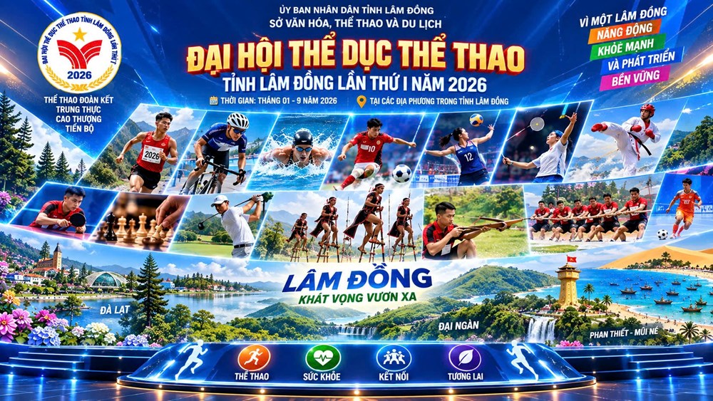 Lâm Đồng: Hơn 300 nội dung thi đấu tại Đại hội Thể dục thể thao tỉnh lần thứ I - ảnh 4