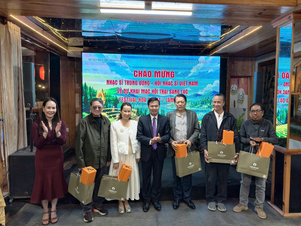 Lâm Đồng: Khai mạc Hội trại sáng tác Âm nhạc Festival Hoa Đà Lạt - ảnh 1