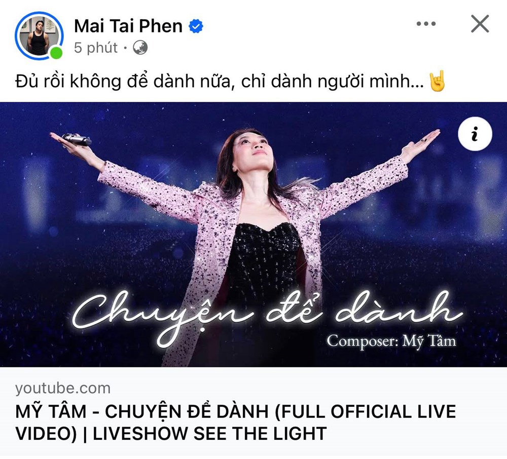 Mai Tài Phến ngày càng táo bạo chuyện với Mỹ Tâm - ảnh 1
