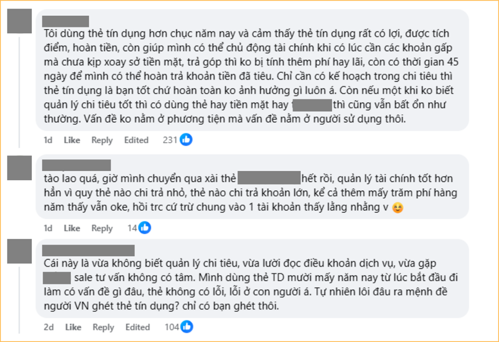 Thẻ tín dụng khiến dân mạng chia phe: Người khen “là chân ái”, người lại kêu “sợ đến già”? - ảnh 1