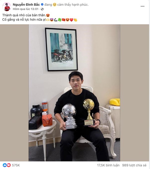 Choáng thật sự: Đình Bắc tăng follow gấp 16 lần chỉ sau một kỳ U23 châu Á, bước vào hàng ngũ sao bóng đá được triệu người theo đuổi - ảnh 2