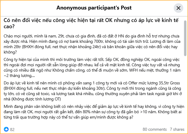 Băn khoăn của người lương 28 triệu, nợ 700 triệu - ảnh 1