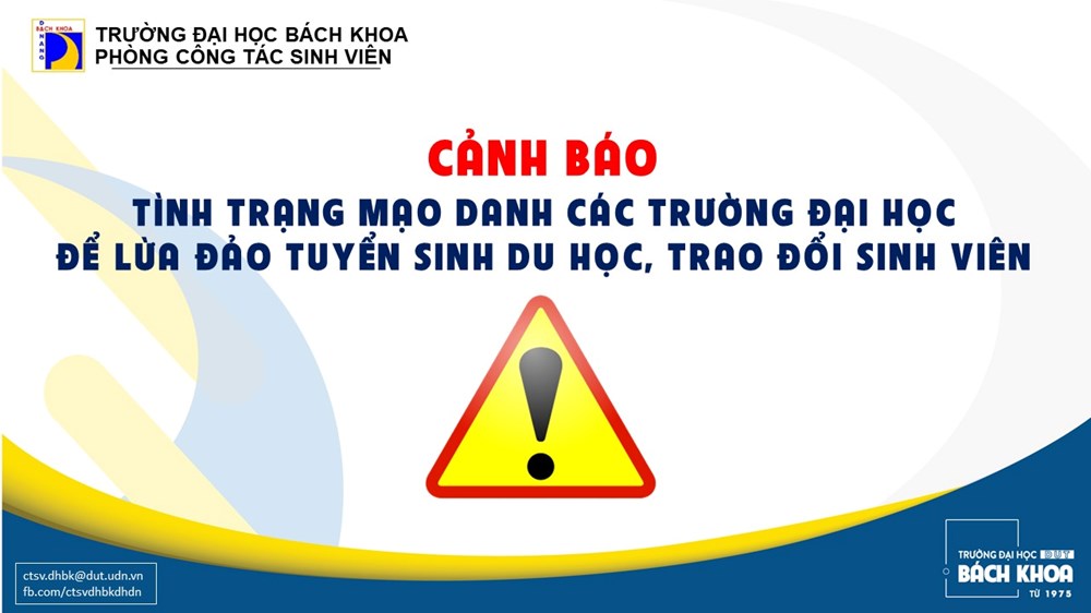 Cảnh báo tình trạng mạo danh trường đại học để lừa đảo học bổng du học tại Đà Nẵng - ảnh 1