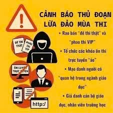 Cảnh giác với chiêu trò “bao đỗ”, “nâng điểm”, “can thiệp kết quả” kỳ thi tốt nghiệp THPT năm học 2024-2025 - ảnh 1