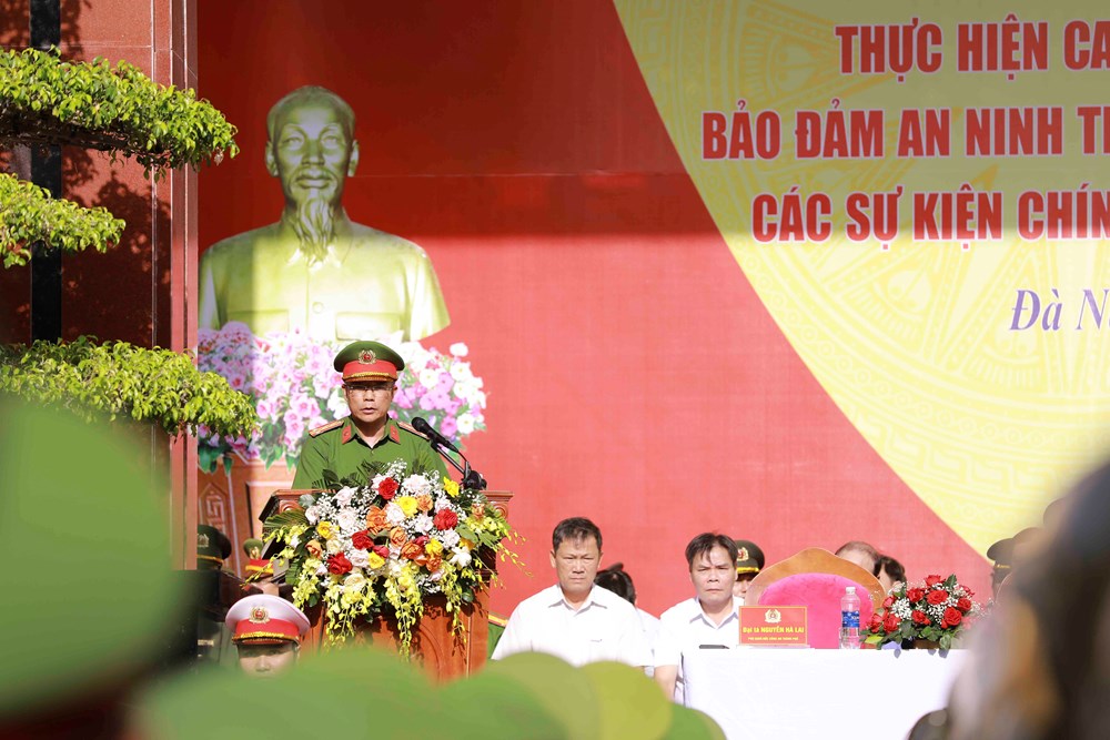 Đà Nẵng ra quân cao điểm trấn áp tội phạm, bảo vệ an ninh dịp lễ lớn - ảnh 2