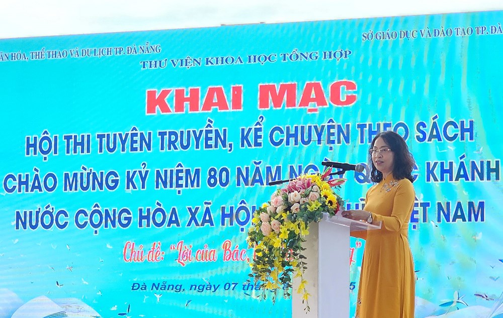 Đà Nẵng tổ chức Hội thi kể chuyện theo sách chào mừng 80 năm Quốc khánh - ảnh 1
