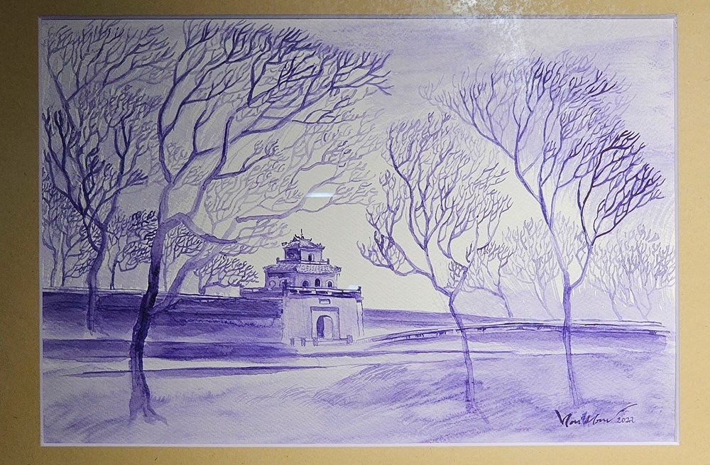 Khai mạc triển lãm “Nét đẹp di sản văn hóa Huế qua nghệ thuật ký họa” tại Đà Nẵng - ảnh 5
