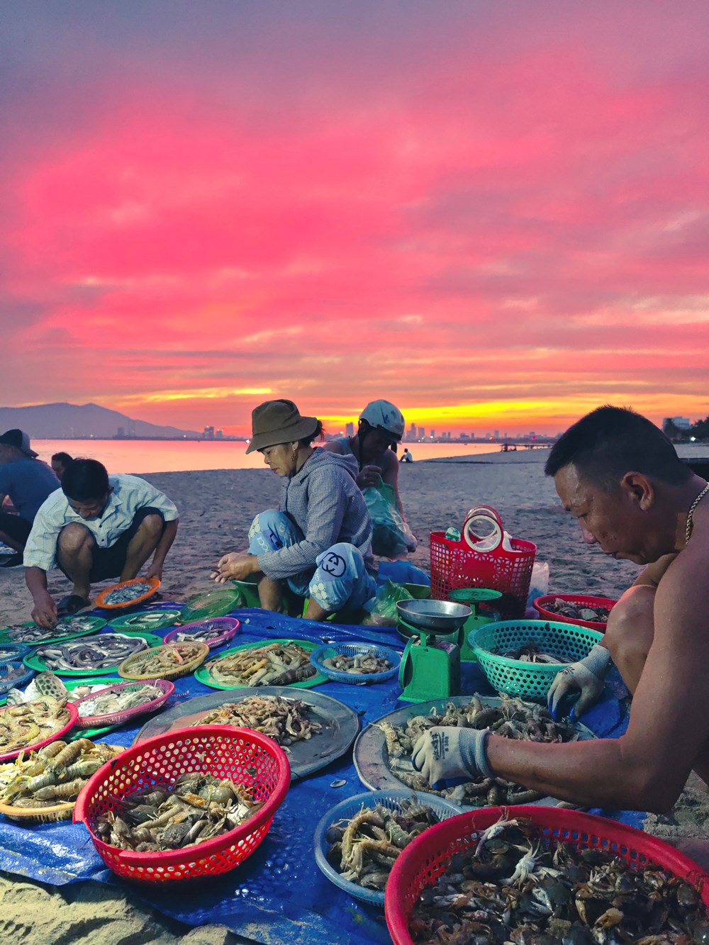 Khám phá chợ hải sản lúc bình minh bên bờ biển Đà Nẵng - ảnh 5