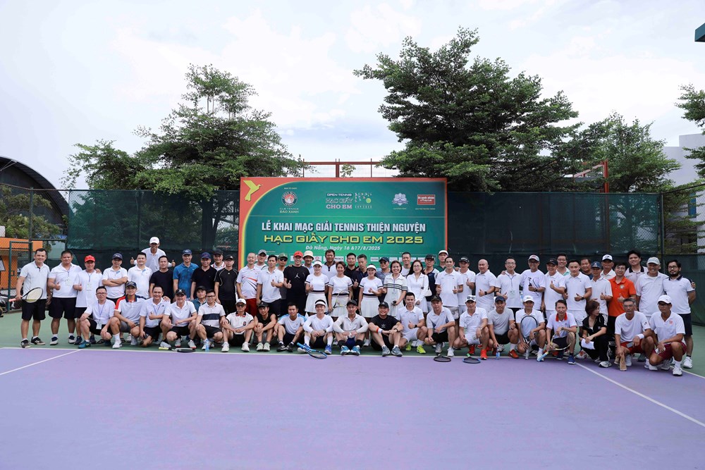 Đà Nẵng khai mạc Giải tennis thiện nguyện “Hạc giấy cho em” lần thứ 2 - ảnh 1