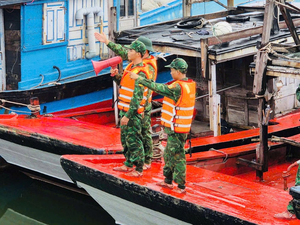 Hối hả ứng phó bão số 5 - ảnh 4