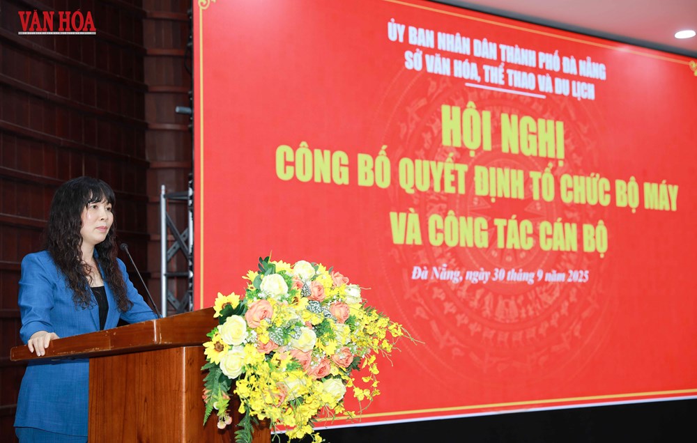 Sở VHTTDL TP Đà Nẵng công bố loạt nhân sự và thành lập 8 đơn vị trực thuộc - ảnh 2