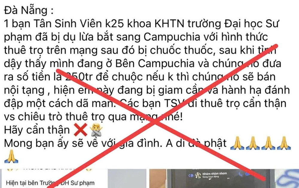 Bác tin “tân sinh viên bị bắt cóc đưa sang Campuchia” - ảnh 2