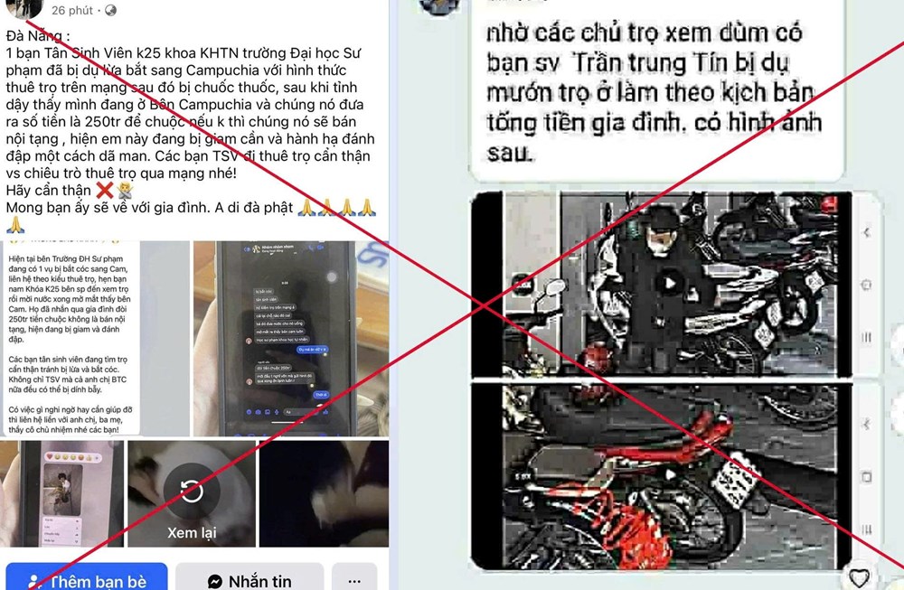 Bác tin “tân sinh viên bị bắt cóc đưa sang Campuchia” - ảnh 3