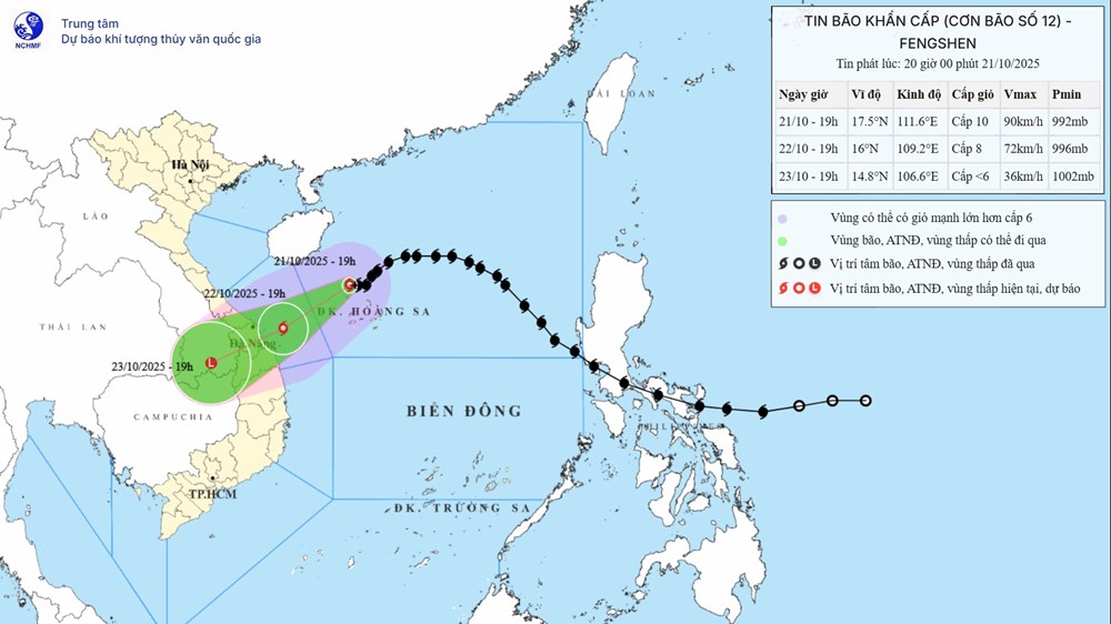 Nhiều phường cho học sinh nghỉ học ngày 22.10 để ứng phó bão số 12 - ảnh 2