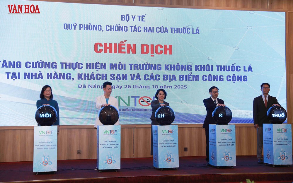 Phát động Chiến dịch “Môi trường không khói thuốc” tại nhà hàng, khách sạn và địa điểm công cộng - ảnh 4