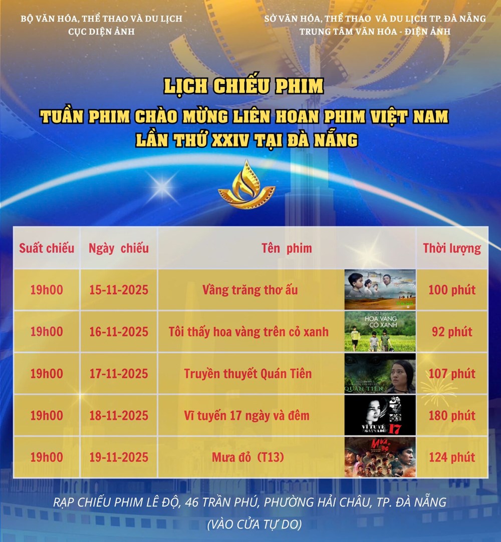 Tuần phim chào mừng Liên hoan Phim Việt Nam lần thứ XXIV tại Đà Nẵng - ảnh 2
