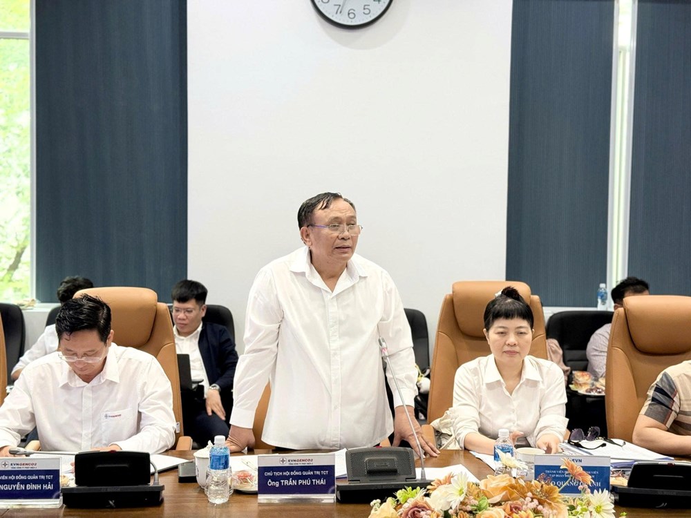 Bộ Tài chính làm việc với EVNGENCO2 về Chương trình giám sát tài chính năm 2024 và 6 tháng đầu năm 2025 - ảnh 2