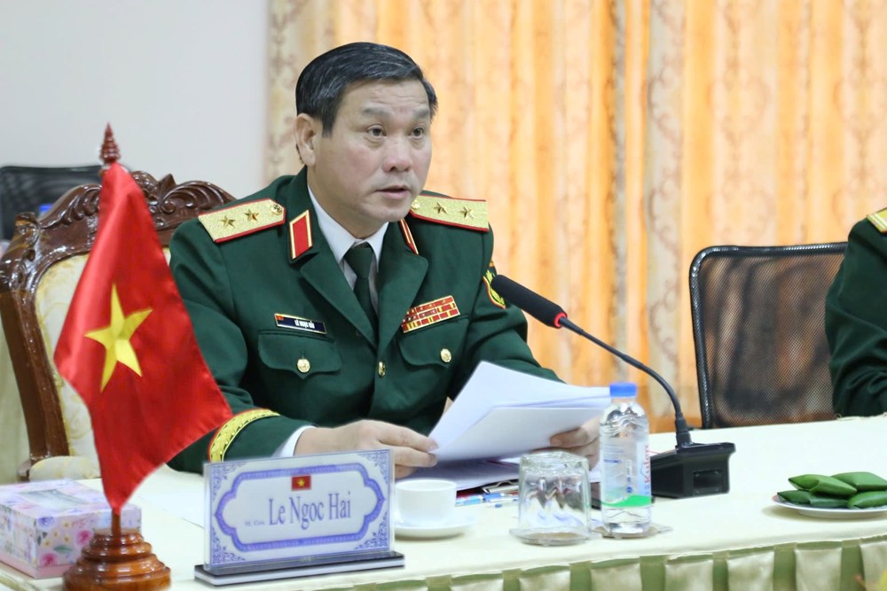 Hội nghị liên tịch giữa Quân khu 5 và Quân khu 1 (Quân đội Hoàng gia Campuchia) - ảnh 2