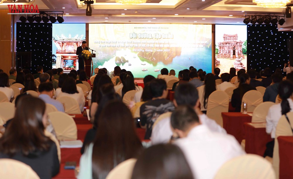 Tập huấn nâng cao năng lực bảo vệ và phát huy giá trị di sản văn hóa - ảnh 1