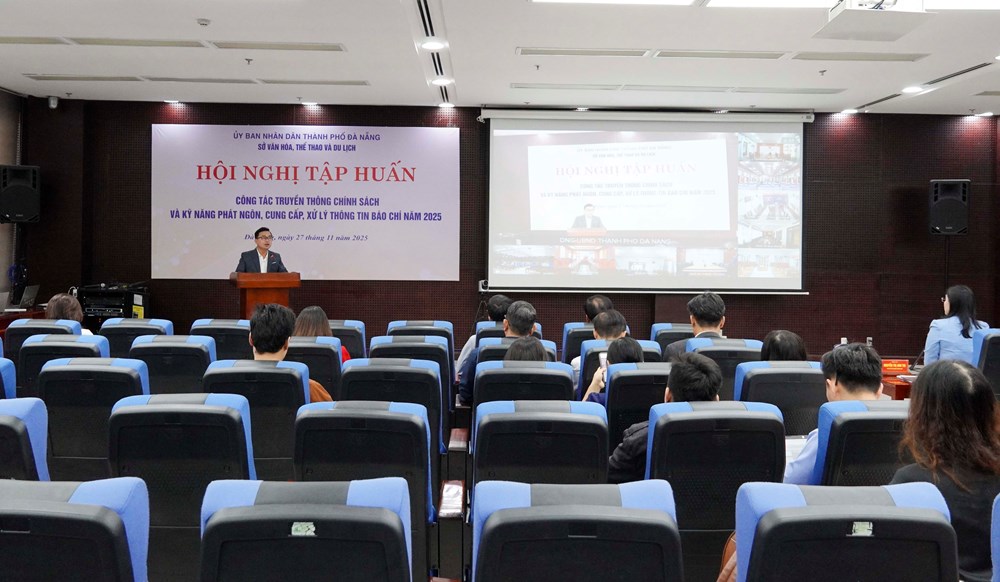 Đà Nẵng tập huấn kỹ năng phát ngôn và truyền thông chính sách năm 2025 - ảnh 1
