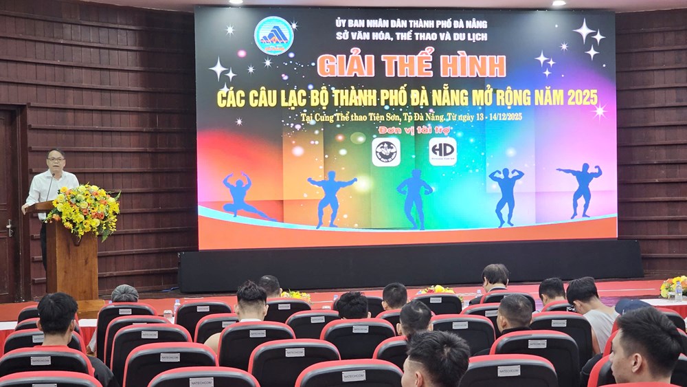 Khai mạc Giải Thể hình các CLB TP Đà Nẵng mở rộng năm 2025 - ảnh 1