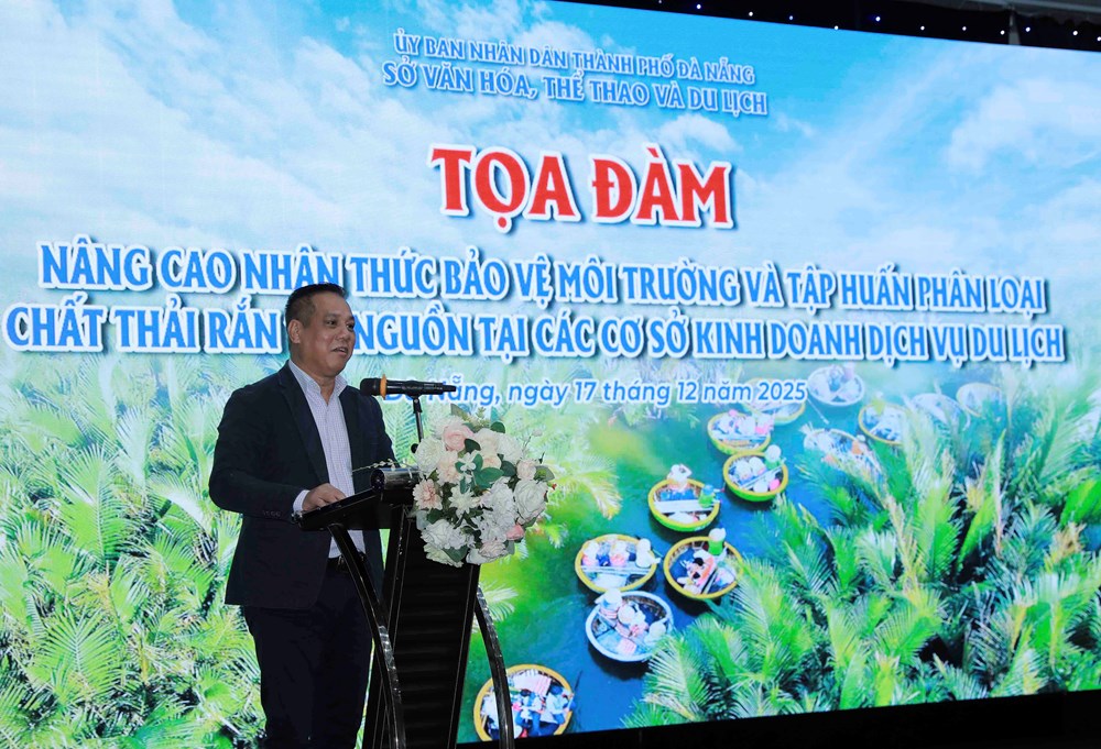 Đà Nẵng thúc đẩy phân loại rác tại nguồn, xây dựng “bức tường xanh” cho ngành Du lịch - ảnh 2