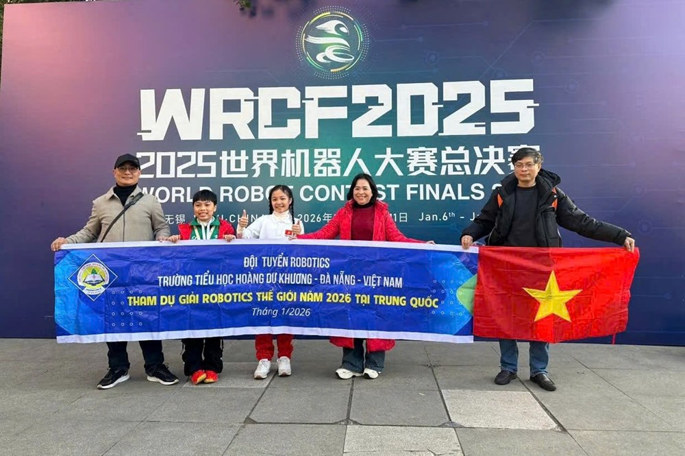 Học sinh tiểu học giành Huy chương Vàng tại đấu trường robotics thế giới - ảnh 2