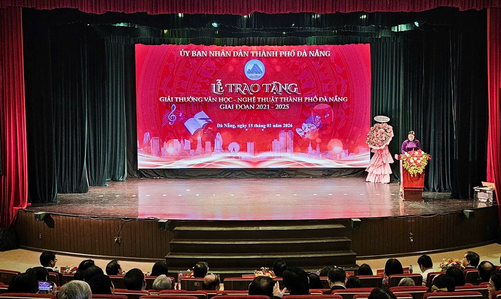 Đà Nẵng trao Giải thưởng Văn học - Nghệ thuật giai đoạn 2021 - 2025 - ảnh 1