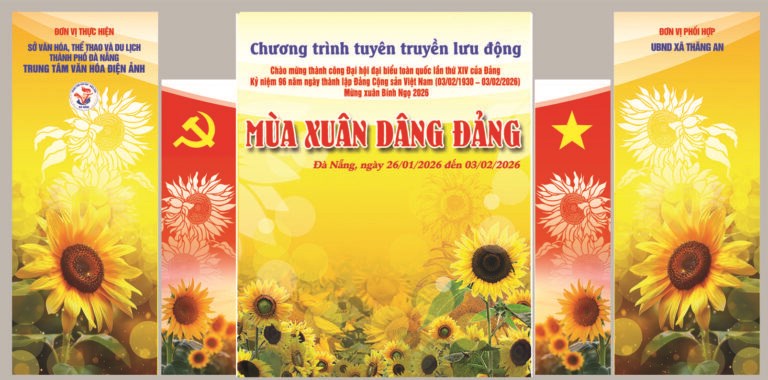 Đà Nẵng tổ chức tuyên truyền lưu động chào mừng thành công Đại hội XIV của Đảng - ảnh 1
