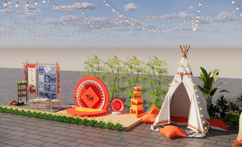 Đà Nẵng tái hiện không gian Tết Việt phục vụ người dân và du khách - ảnh 2