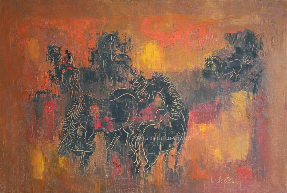 Triển lãm “Ngựa và Hoa”: Tôn vinh di sản nghệ thuật Lê Bá Đảng - ảnh 1