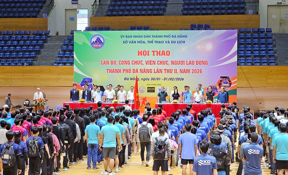 Khai mạc Hội thao cán bộ, công chức, viên chức, người lao động TP Đà Nẵng lần thứ II - ảnh 1