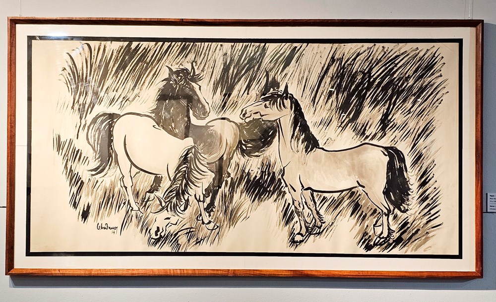 Khai mạc Triển lãm “Ngựa và hoa trong sáng tác của Lê Bá Đảng” tại Đà Nẵng - ảnh 7