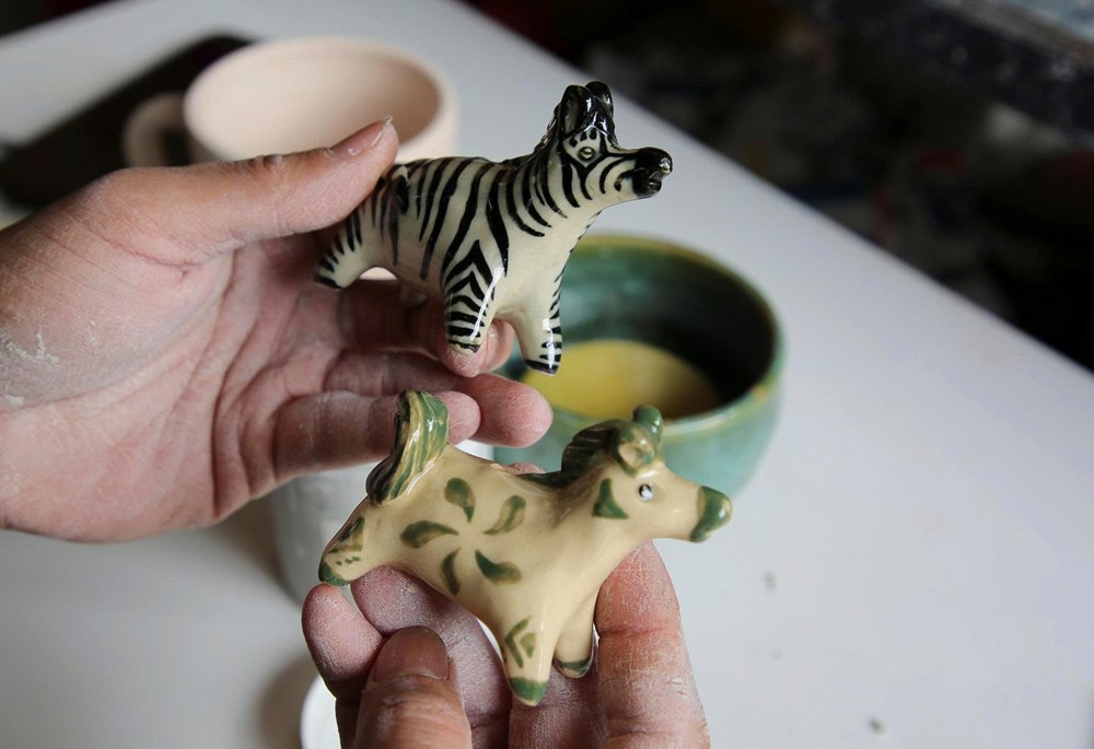 Về Thanh Hà xem thợ gốm làm linh vật đón xuân - ảnh 7