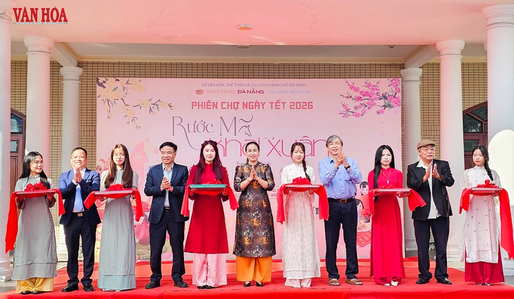 Tái hiện không gian chợ Tết xưa ở Đà Nẵng - ảnh 1