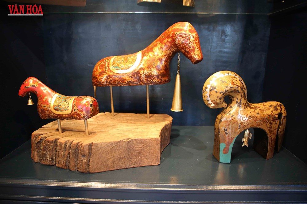 Độc đáo linh vật ngựa gỗ ở làng Củi Lũ  - ảnh 6