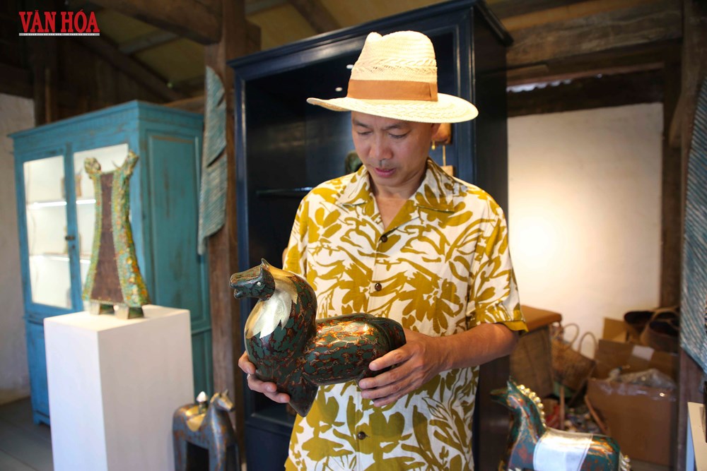 Độc đáo linh vật ngựa gỗ ở làng Củi Lũ  - ảnh 3