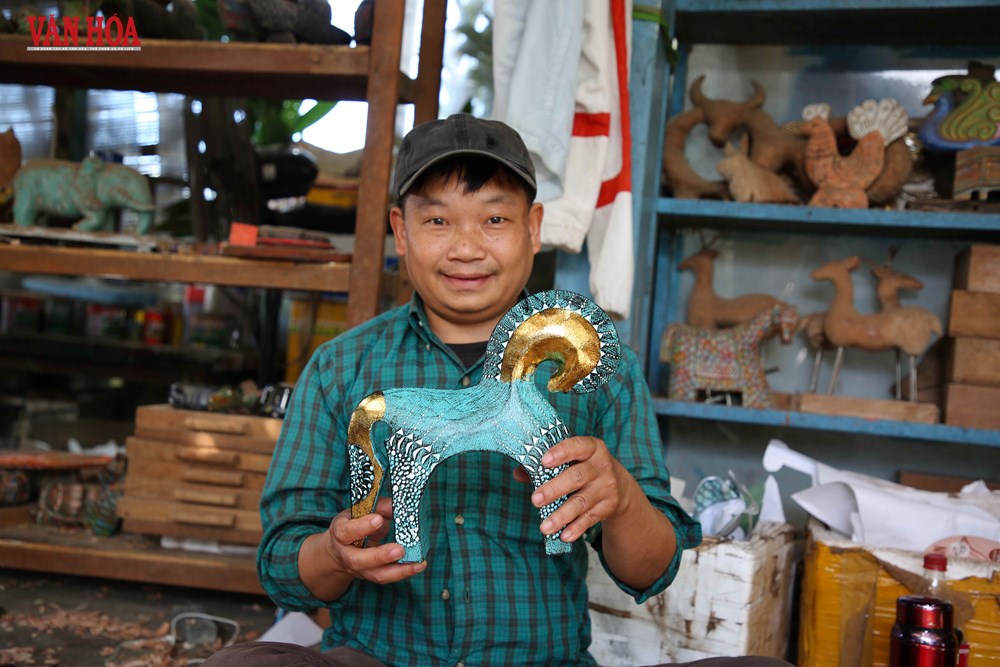 Độc đáo linh vật ngựa gỗ ở làng Củi Lũ  - ảnh 14