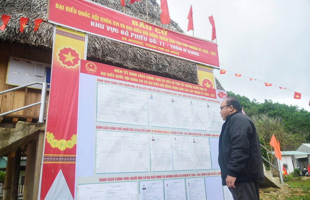 Không khí bầu cử rộn ràng ở vùng cao Đà Nẵng - ảnh 6