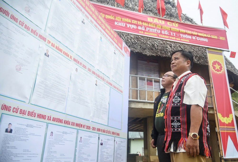 Không khí bầu cử rộn ràng ở vùng cao Đà Nẵng - ảnh 5