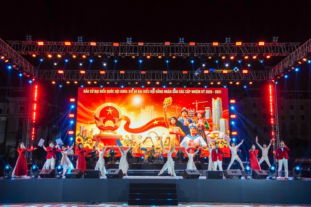Đặc sắc chương trình nghệ thuật “Gửi trọn niềm tin” chào mừng bầu cử - ảnh 1
