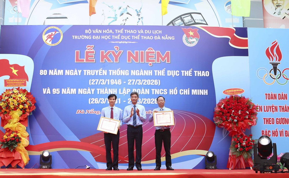 Trường Đại học Thể dục Thể thao Đà Nẵng kỷ niệm 80 năm Ngày truyền thống ngành TDTT - ảnh 5