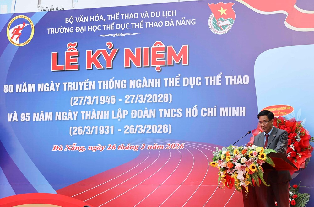 Trường Đại học Thể dục Thể thao Đà Nẵng kỷ niệm 80 năm Ngày truyền thống ngành TDTT - ảnh 2