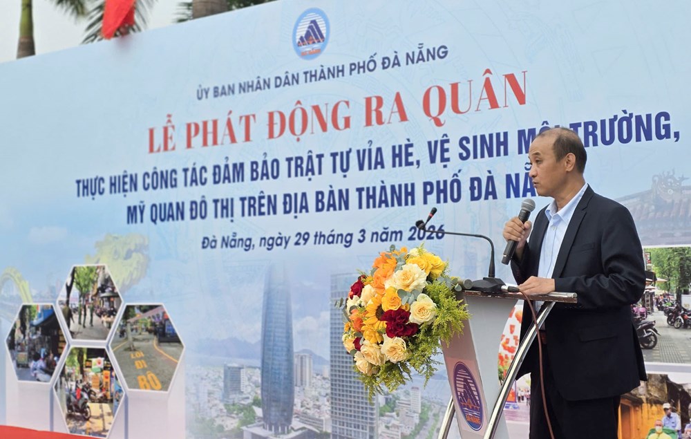 Đà Nẵng ra quân lập lại trật tự vỉa hè, hướng tới đô thị văn minh, hiện đại - ảnh 1