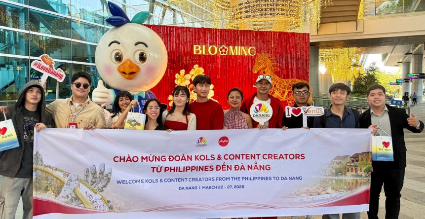 Đà Nẵng đón đoàn KOLs Philippines, lan tỏa hình ảnh điểm đến qua đường bay mới - ảnh 1