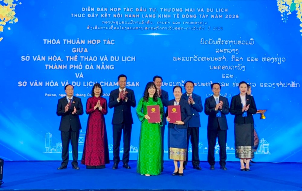 Đà Nẵng đẩy mạnh kết nối văn hóa - du lịch với Nam Lào - ảnh 1