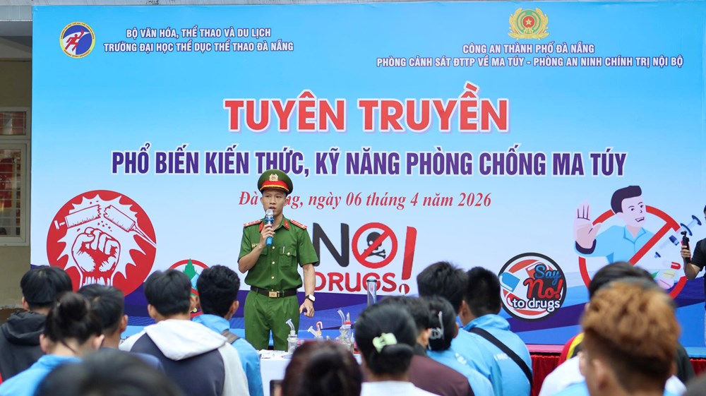 Trường Đại học Thể dục thể thao Đà Nẵng tăng cường tuyên truyền kỹ năng phòng, chống ma túy cho sinh viên - ảnh 2